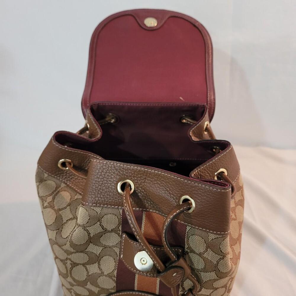 NWT Coach Dempsey Drawstring‎ Backpack (CE601) - Picture 7 of 13
